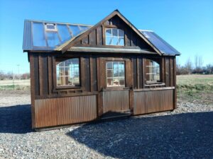 PH165, 10x16 Rustic Greenhouse