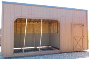 12X20 Horse/Animal Shelter with tack room PH#143