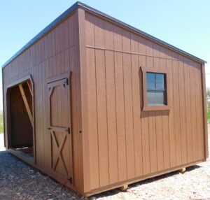 12X20 Horse/Animal Shelter with tack room PH#143