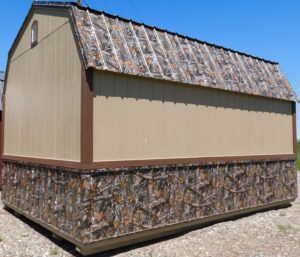 Discounted $1,700 12X16 Big Barn Shed PH#84 side entrance with two lofts