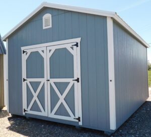 Discounted $604 12X16 Garden Shed with shelving PH#82